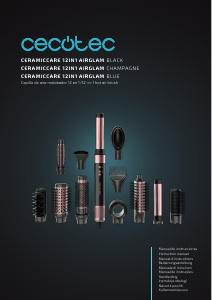Bruksanvisning Cecotec CeramicCare 12in1 AirGlam Locktång