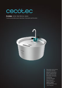 Manual de uso Cecotec Pumba 3200 Refresh Inox Comedero automático