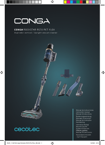 Mode d’emploi Cecotec Conga Rockstar RS70 Pet Flex Aspirateur