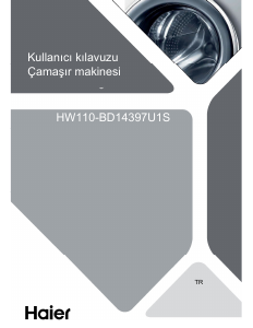 Kullanım kılavuzu Haier HW110-BD14397U1 Çamaşır makinesi