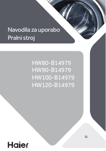 Priročnik Haier HW80-B14979S8 Pralni stroj