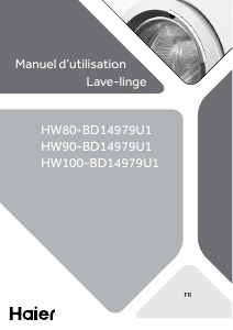 Mode d’emploi Haier HW80-BD14979U1 Lave-linge