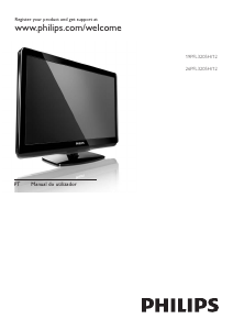 Manual Philips 26PFL3205H Televisor LED
