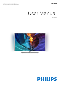 Manual Philips 32PFK6500 LED Television