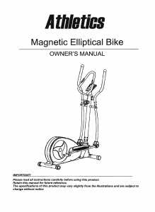 Manual Athletics Magnetic Cross Trainer