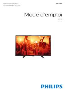 Mode d’emploi Philips 32PHK4101 Téléviseur LED