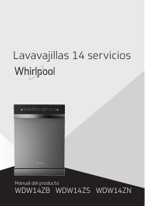 Manual de uso Whirlpool WDW14ZS25F Lavavajillas