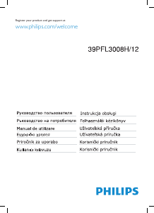 Manuál Philips 39PFL3008H LED televize