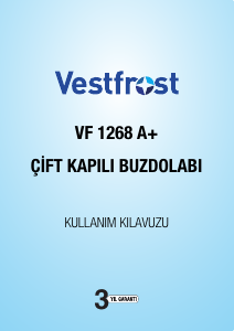 Kullanım kılavuzu Vestfrost VF 1268 A+ Donduruculu buzdolabı