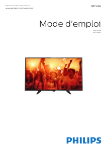 Mode d’emploi Philips 40PFK4201 Téléviseur LED