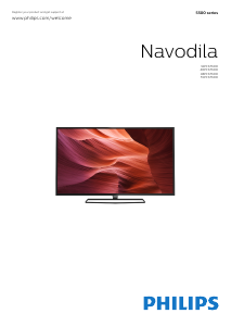 Priročnik Philips 40PFK5500 LED-televizor
