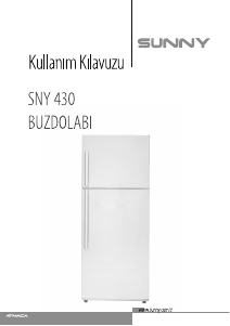 Kullanım kılavuzu Sunny SNY 430 Donduruculu buzdolabı