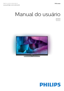Manual Philips 43PUS7150 Televisor LED