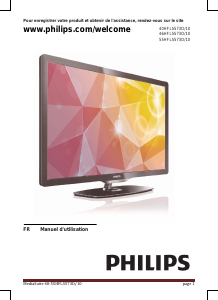 Mode d’emploi Philips 46HFL5573D Téléviseur LED