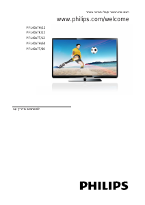 מדריך Philips 47PFL4007H טלוויזיית LED