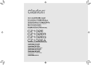 Manuale Clarion CZ102EA Autoradio