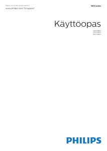 Käyttöohje Philips 50PFS5803 LED-televisio