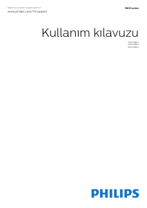 Kullanım kılavuzu Philips 50PFS5803 LED televizyon