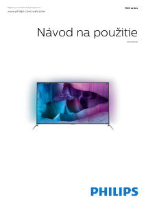 Návod Philips 65PUK7120 LED televízor