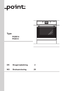 Brugsanvisning Point PIOS14 Ovn