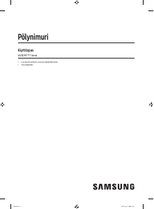Käyttöohje Samsung VS20C9542TN Pölynimuri