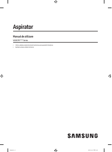 Manual Samsung VS20C9544TB Aspirator