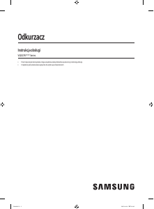 Instrukcja Samsung VS20C954CTN Odkurzacz