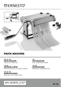 Brugsanvisning Ernesto IAN 385839 Pastamaskine