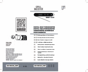 Bedienungsanleitung Grill Meister IAN 446324 Küchenthermometer