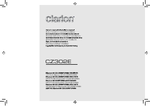 Manual de uso Clarion CZ302E Radio para coche