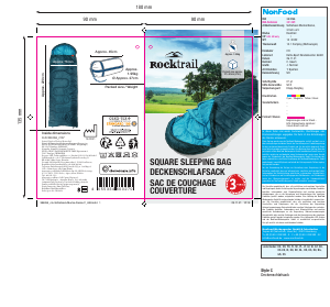 Bedienungsanleitung Rocktrail IAN 384266 Schlafsack
