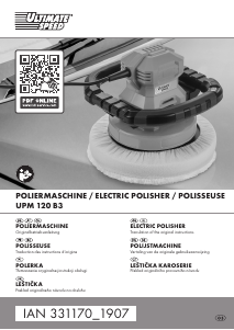 Bedienungsanleitung Ultimate Speed IAN 331170 Poliermaschine