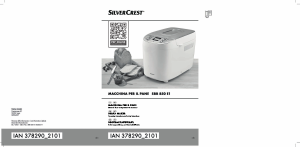 Manuale SilverCrest IAN 378290 Macchina per il pane