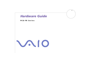 Bruksanvisning Sony Vaio PCG-FR285M Bärbar dator