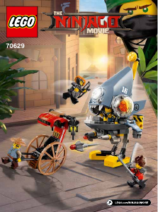 Käyttöohje Lego set 70629 Ninjago Piraijahyökkäys