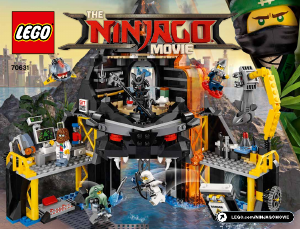 Manuale Lego set 70631 Ninjago Il covo vulcanico di Garmadon