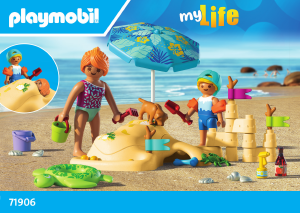 Manual de uso Playmobil set 71906 My Life Diversión familiar en la playa