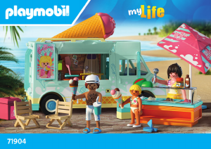 Manual de uso Playmobil set 71904 My Life Camión de helados con tienda de surf