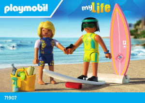 Manual de uso Playmobil set 71907 My Life Pequeña escuela de surf