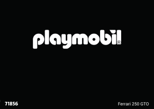 Manual de uso Playmobil set 71856 Promotional PLAYMOBIL X Ferrari 250 GTO