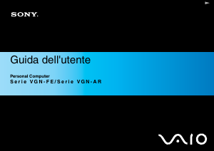 Manuale Sony Vaio VGN-FE41E Notebook