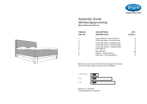 Handleiding Jensen Mistral Bedframe