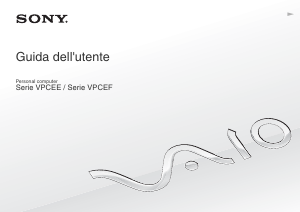 Manuale Sony Vaio VPCEE4E1R Notebook