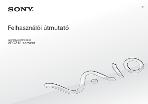 Használati útmutató Sony Vaio VPCZ12J7E Laptop