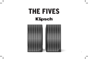 Bruksanvisning Klipsch The Fives Högtalare