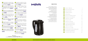 Manuale MPM MCZ-112 Bollitore