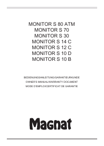 Bedienungsanleitung Magnat Monitor S 14 C Lautsprecher