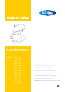 Handleiding Maxima 09300153 Standmixer