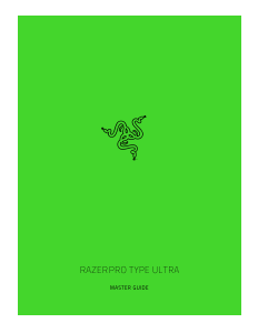 Manual Razer Pro Type Ultra Keyboard