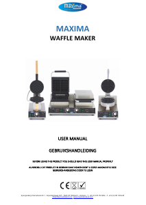 Handleiding Maxima 09365106 Wafelijzer